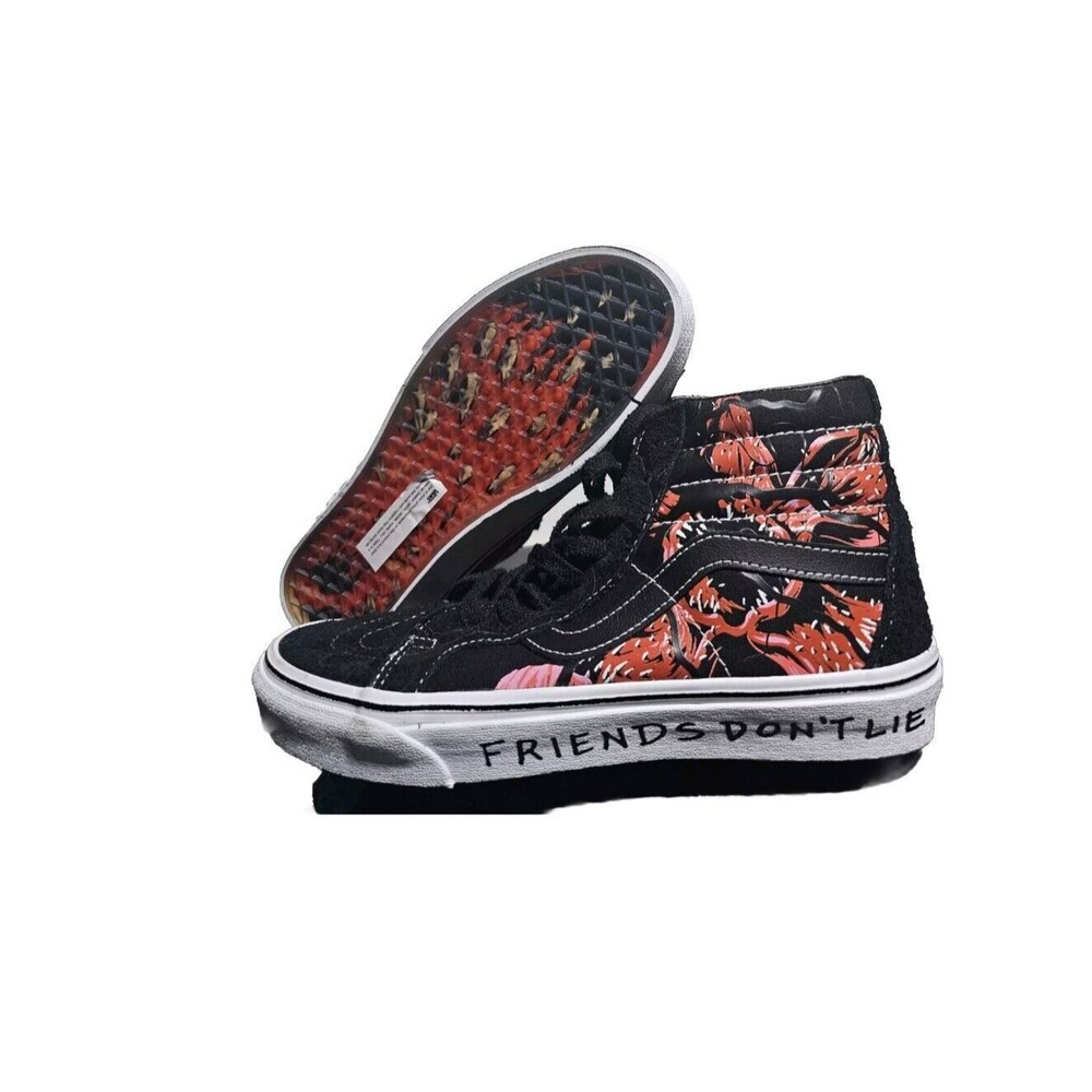 New Vans X Stranger Things SK8-Hi Reissue Shoes Men's Size 9 Friends Dont Lie